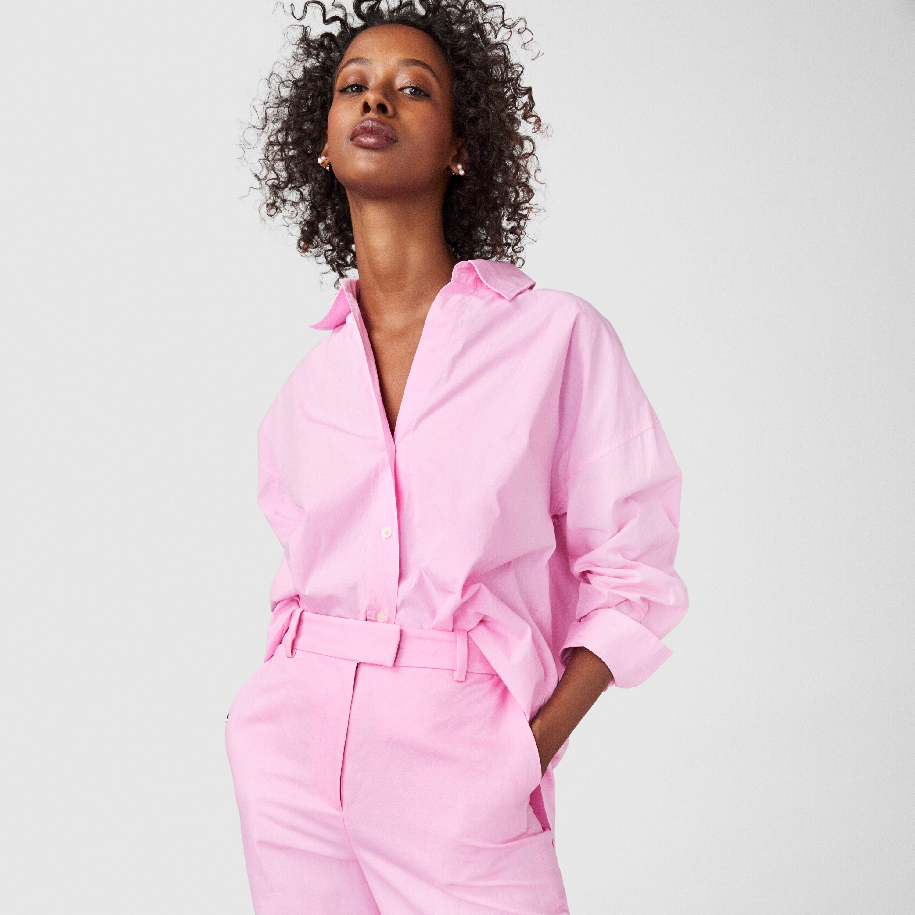 Silver and Pearl Icon Pearl Earrings