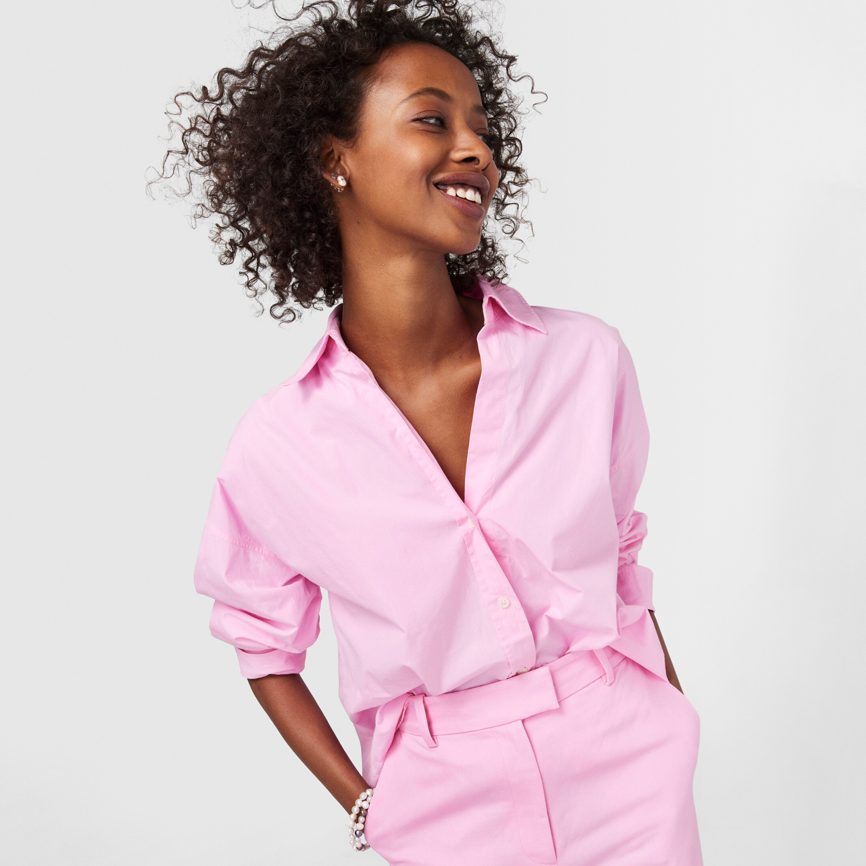 Silver and Pearl Icon Pearl Earrings