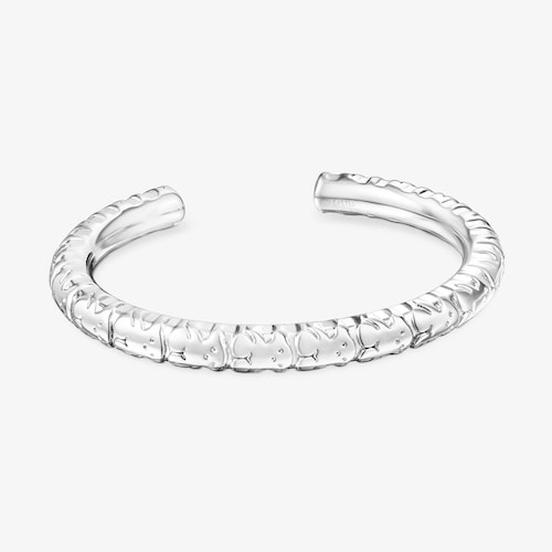 Strieborn&yacute; n&aacute;ramok TOUS Straight XL