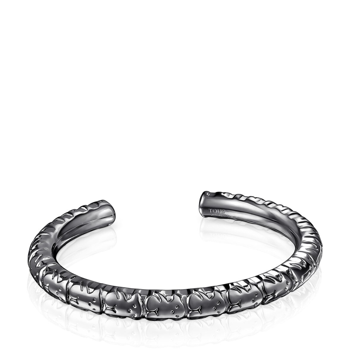 Tous - Pulsera De Plata Dark Silver Straight Xl - Plateado