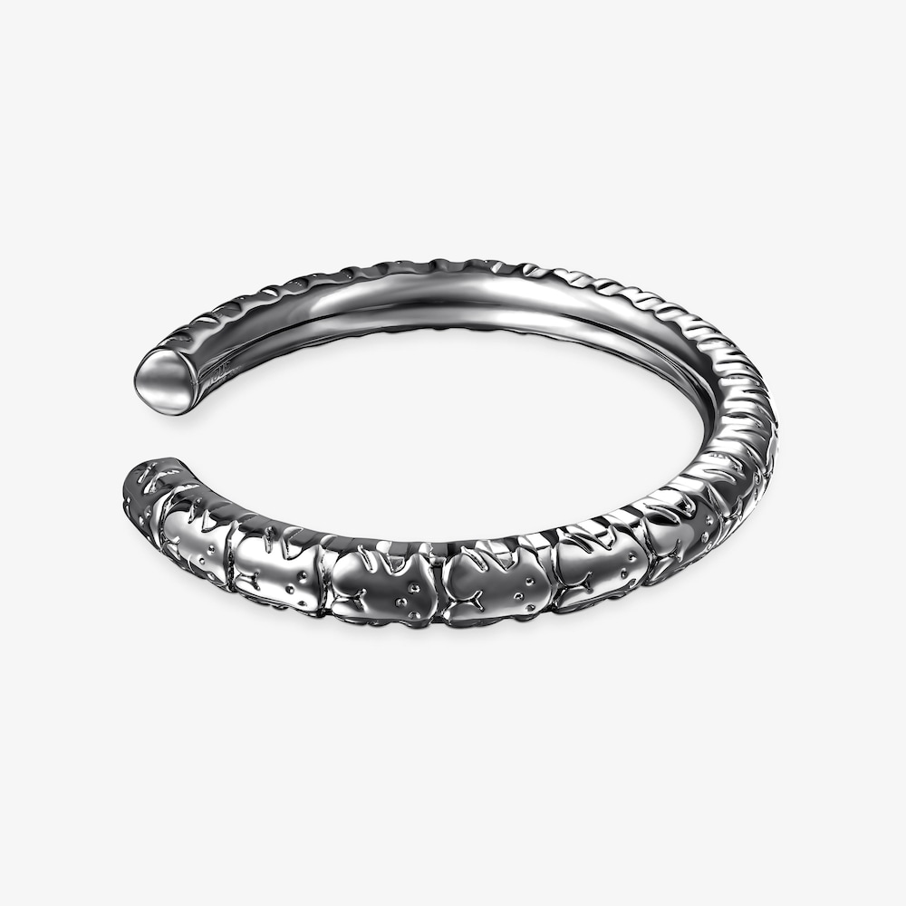 Dark silver Straight XL Bracelet