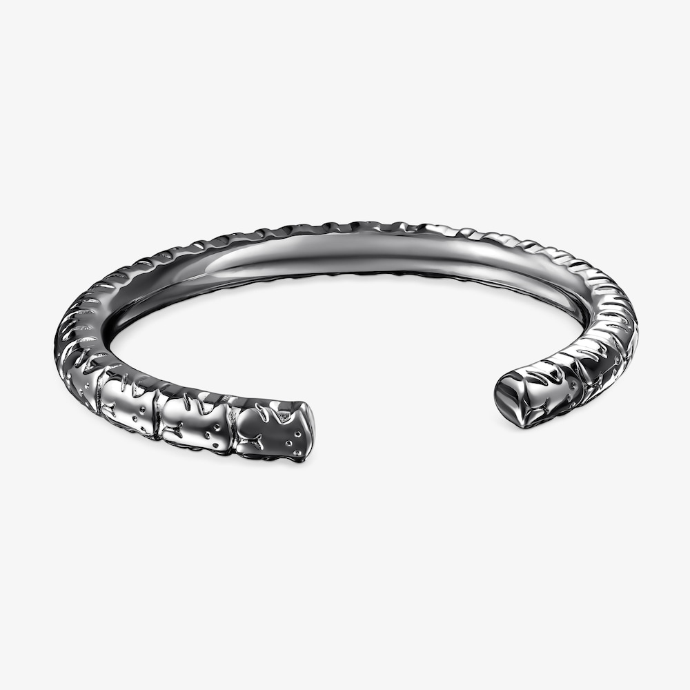 Dark silver Straight XL Bracelet