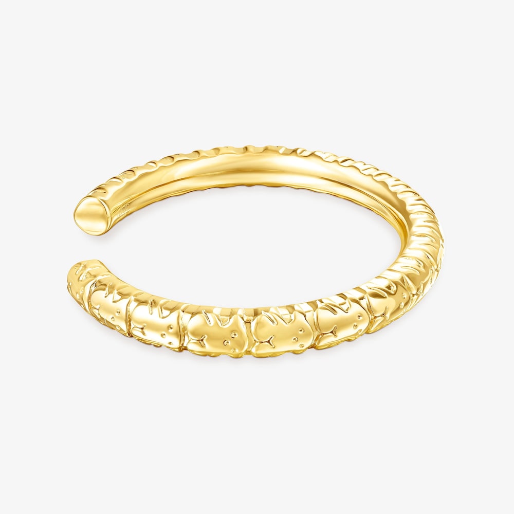 18K gold vermeil Straight XL Bracelet
