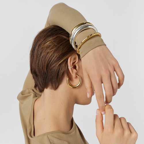 Silver Vermeil Straight XL Bracelet