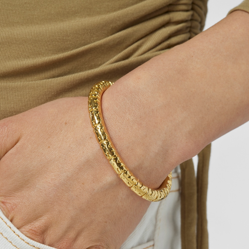 18K gold vermeil Straight XL Bracelet