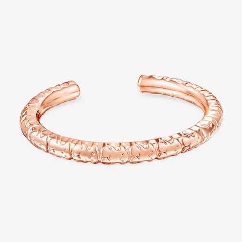 Rose 18K gold vermeil Straight XL Bracelet