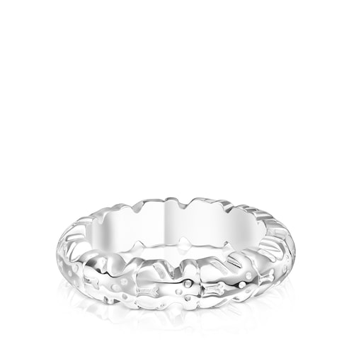 Silver Straight XL Ring