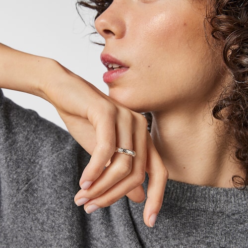 Silver Straight XL Ring