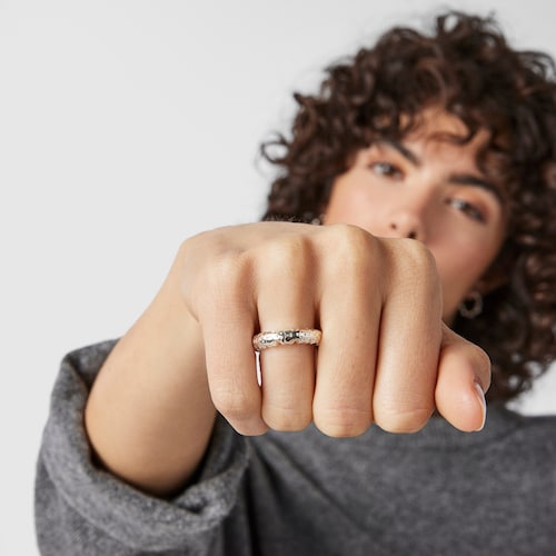 Silver Straight XL Ring