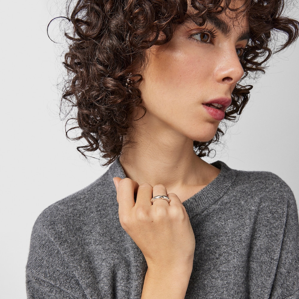 TOUS STRAIGHT XL - PIERŚCIONEK ZE SREBRA