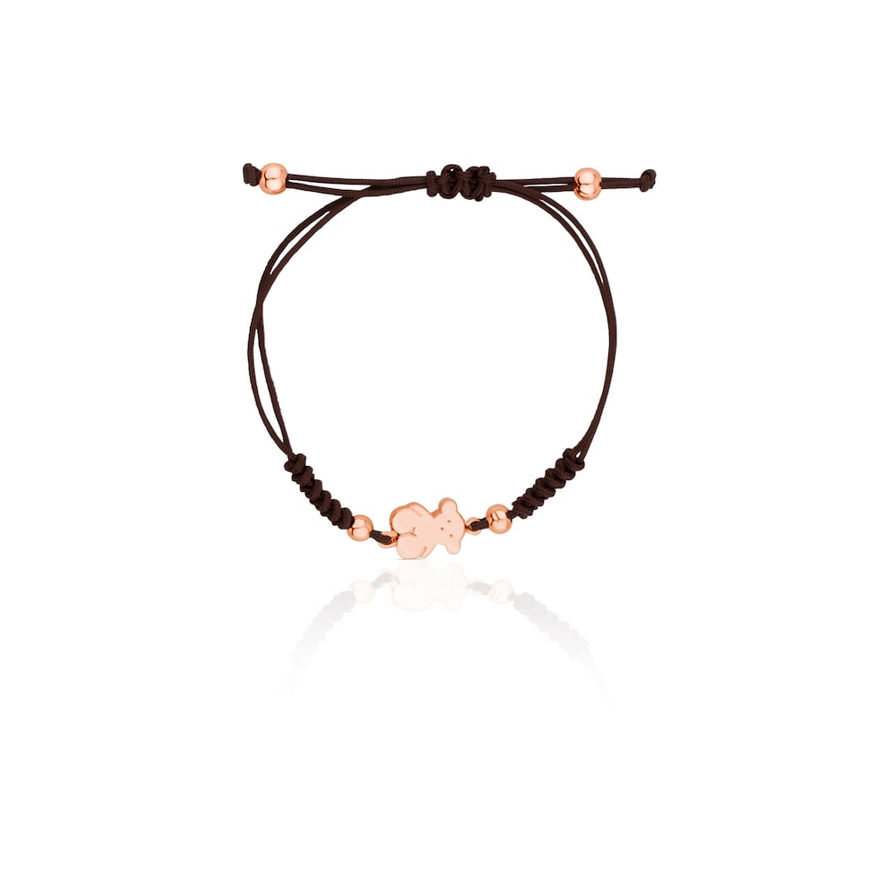 Rose Silver Vermeil Sweet Dolls bear Bracelet image number 1