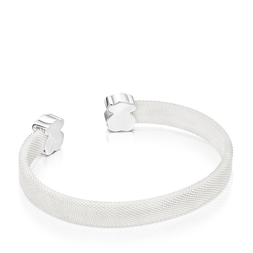 Silver Mesh Color Bracelet with Amazonite
