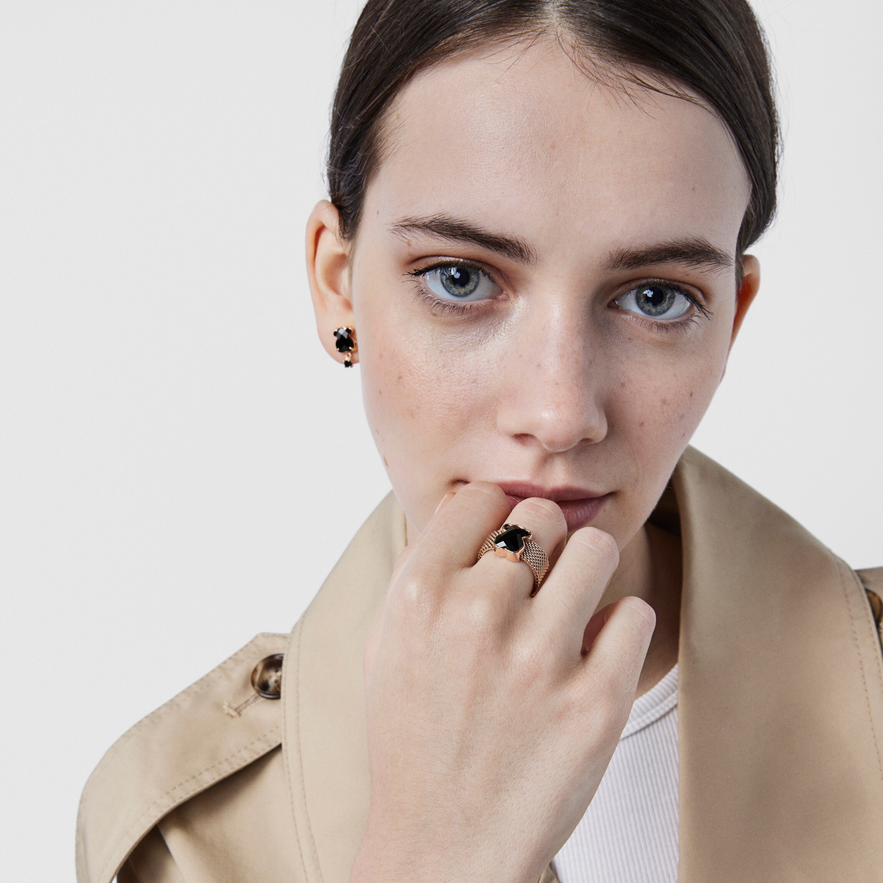 【新品未使用】Natural stone velour scrunchie RIM.ARK | Natural stone velour scrunchie (HAIR ACCESSORIES