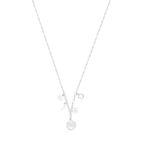 Silver TOUS Good Vibes Mama charms Necklace image number 0