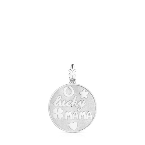 Silver TOUS Good Vibes Mama Pendant