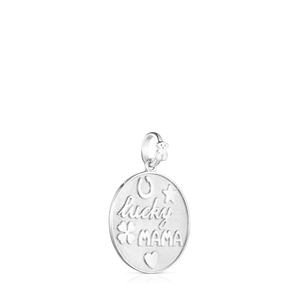 Silver TOUS Good Vibes Mama Pendant