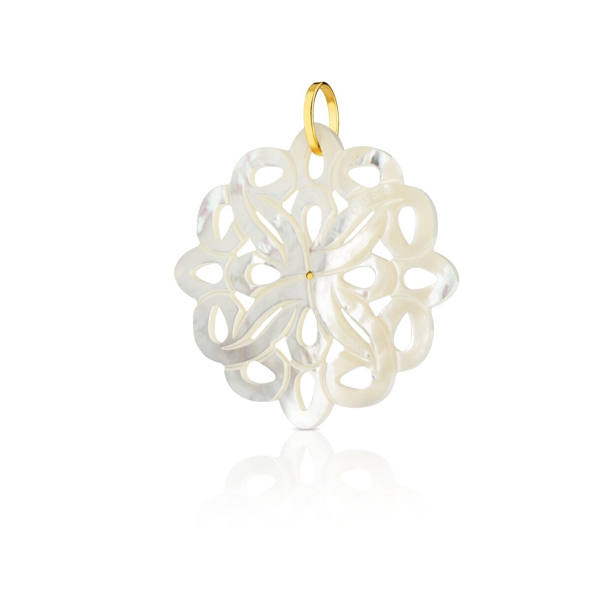 Gold Majorelle Pendant with Mother pf pearl
