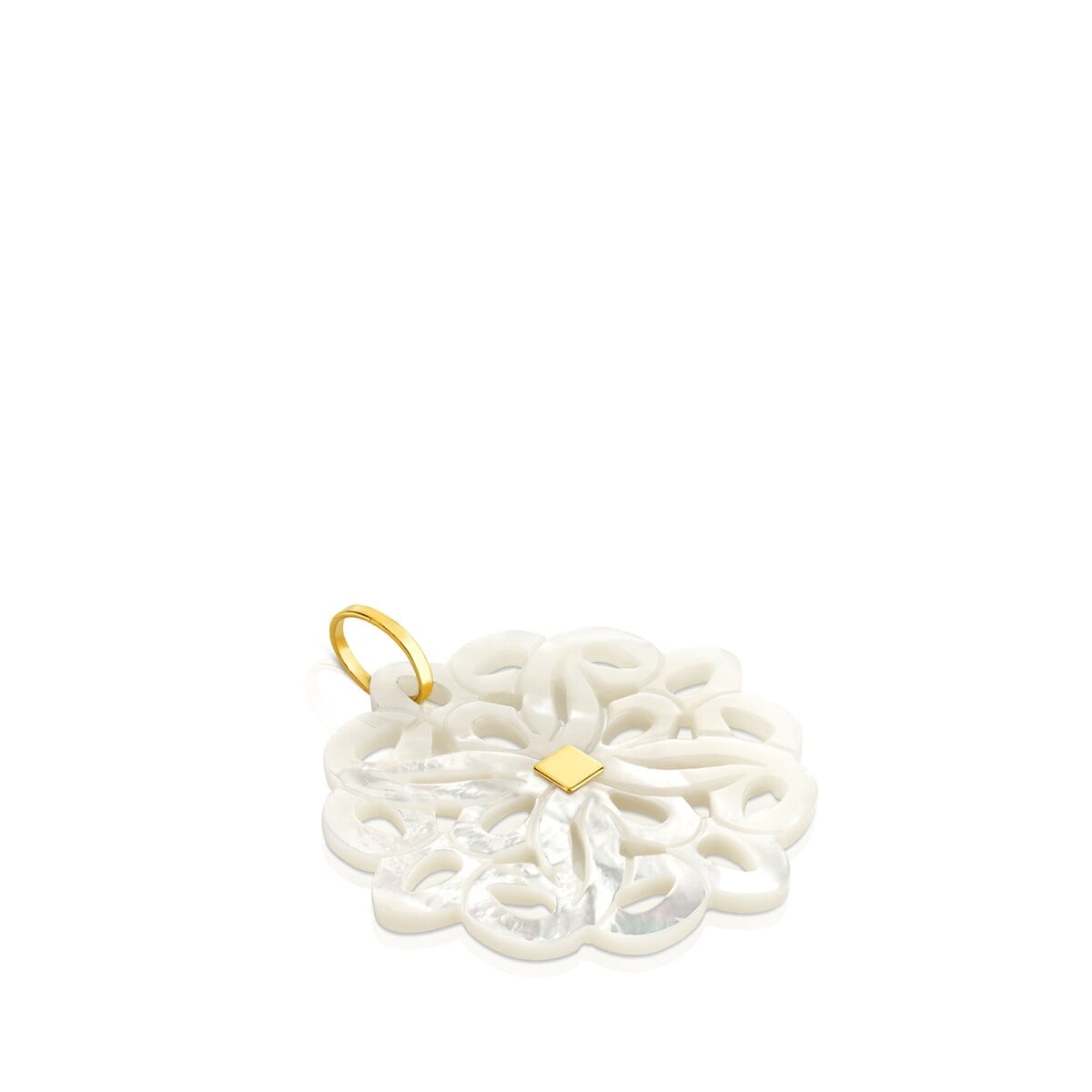 Gold Majorelle Pendant with Mother pf pearl