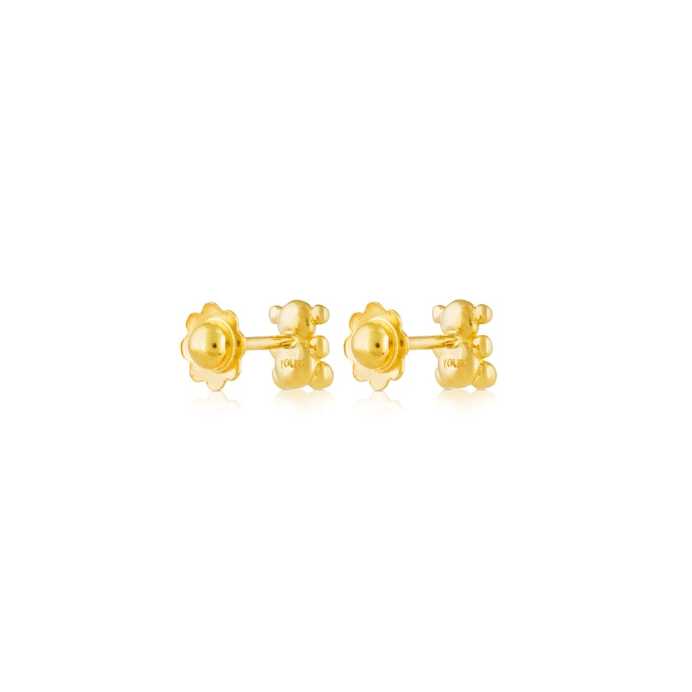 Pendientes Bubble Bear de Oro