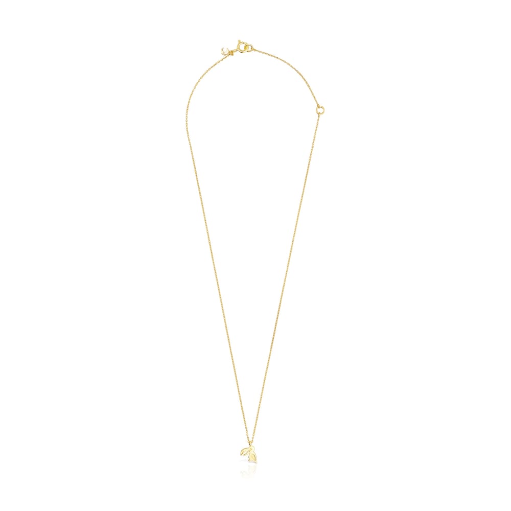 Collar Save tuc&aacute;n con ba&ntilde;o de oro 18 kt sobre plata