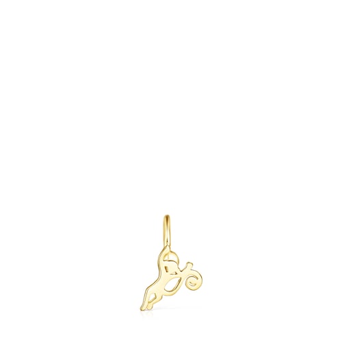 Earcuff Save mono con ba&ntilde;o de oro 18 kt sobre plata
