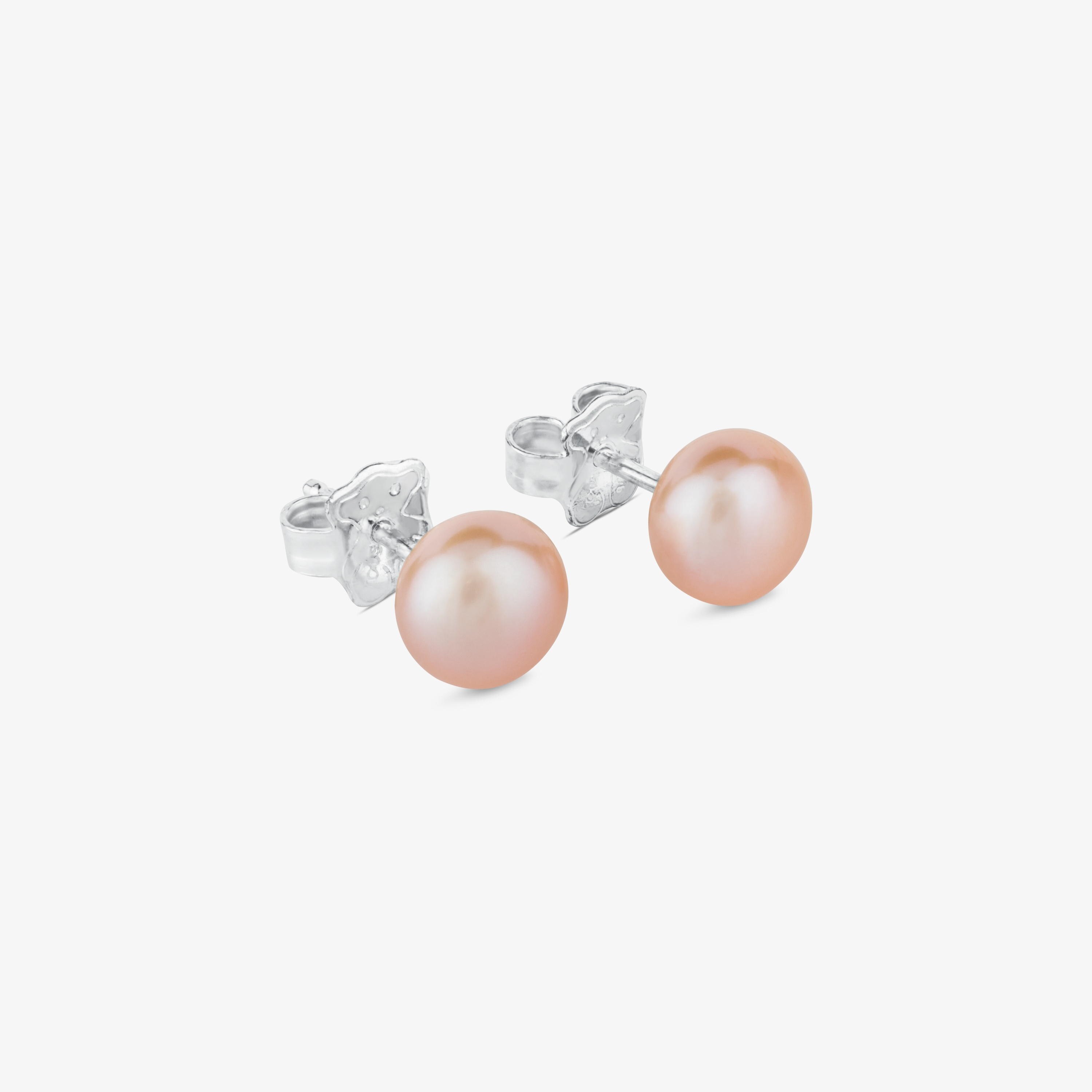 Silver TOUS Pearl Earrings pack