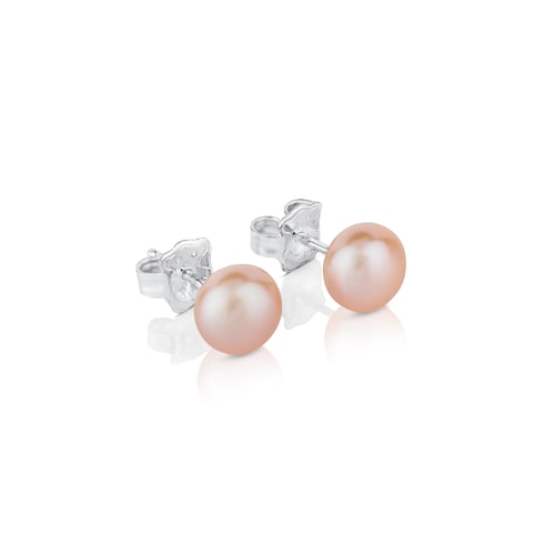 Silver TOUS Pearl Earrings pack
