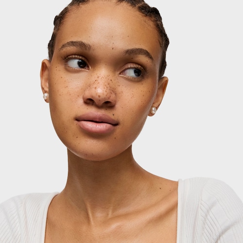 Silver TOUS Pearl Earrings pack