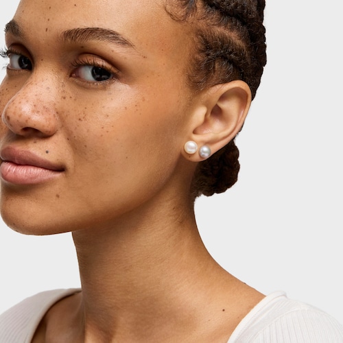 Silver TOUS Pearl Earrings pack