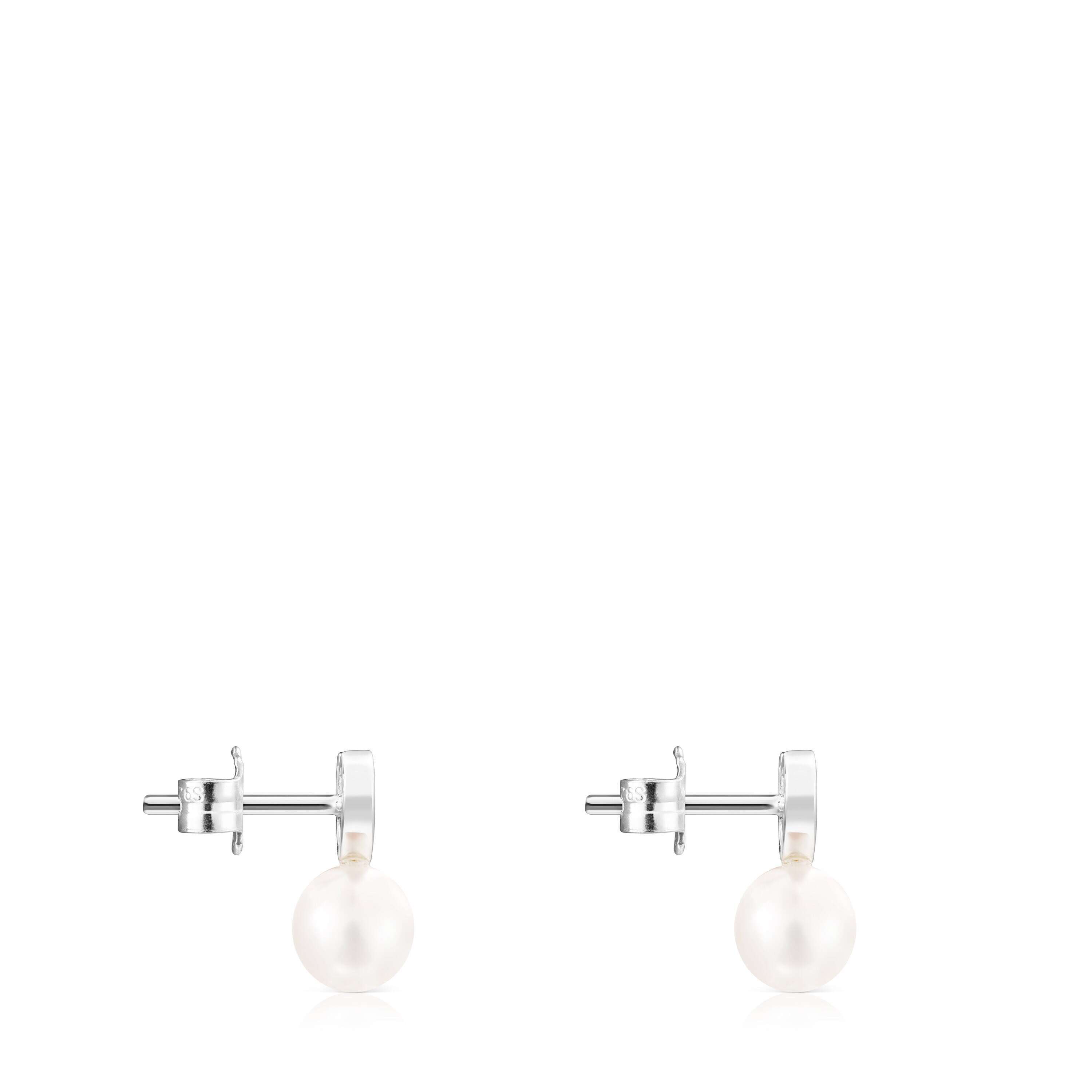 ☆ENGBROX☆ silver925 buddy heart pearl earring EBEA25006 Mega Art Heart Button Earrings | Gold Jewelry | JENNY BIRD