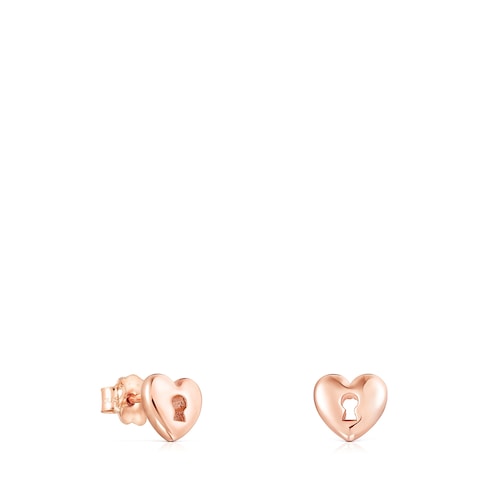 Boucles d'oreilles San Valent&iacute;n en Or Vermeil rose - Exclusivit&eacute; Online