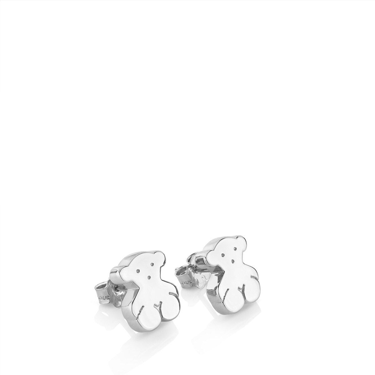 Silver Sweet Dolls bear Earrings