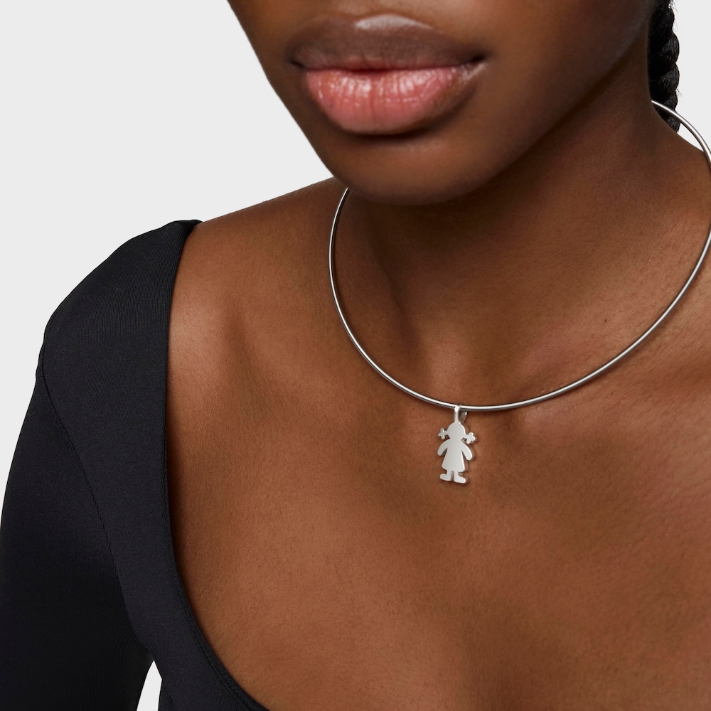 Colgante ni&ntilde;a de plata Sweet Dolls