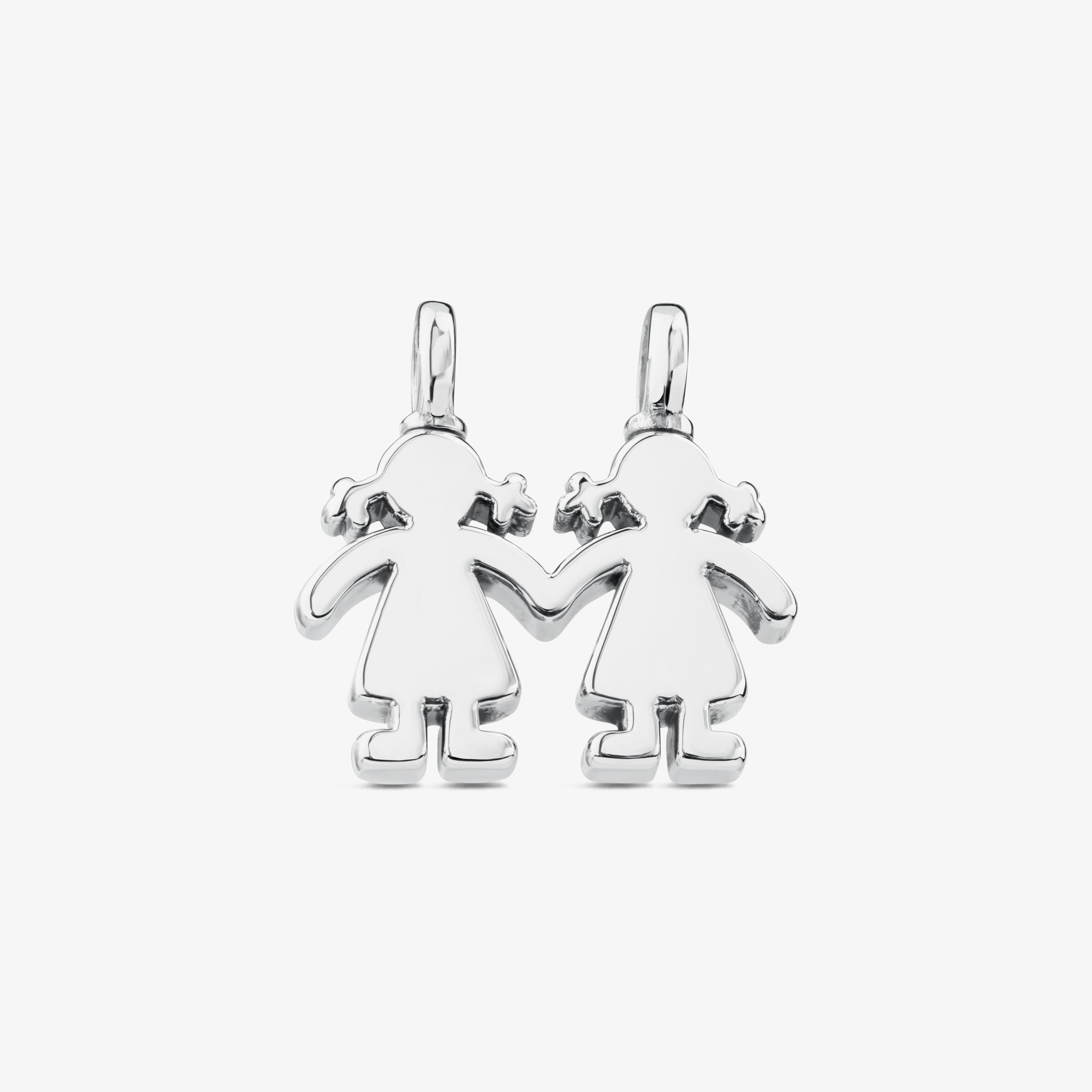 Silver Sweet Dolls girls Pendant | TOUS