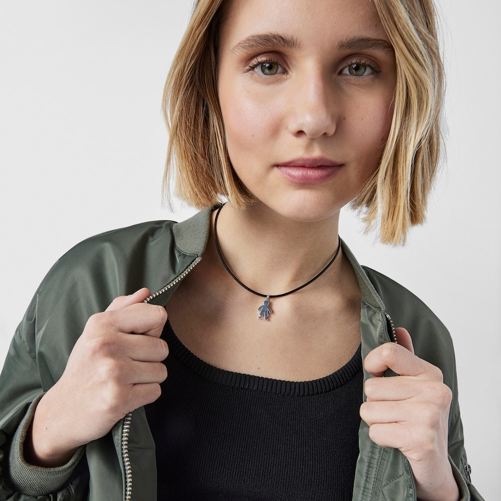 Colgante ni&ntilde;o de plata Sweet Dolls