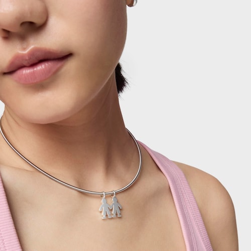 Silver Sweet Dolls boys Pendant
