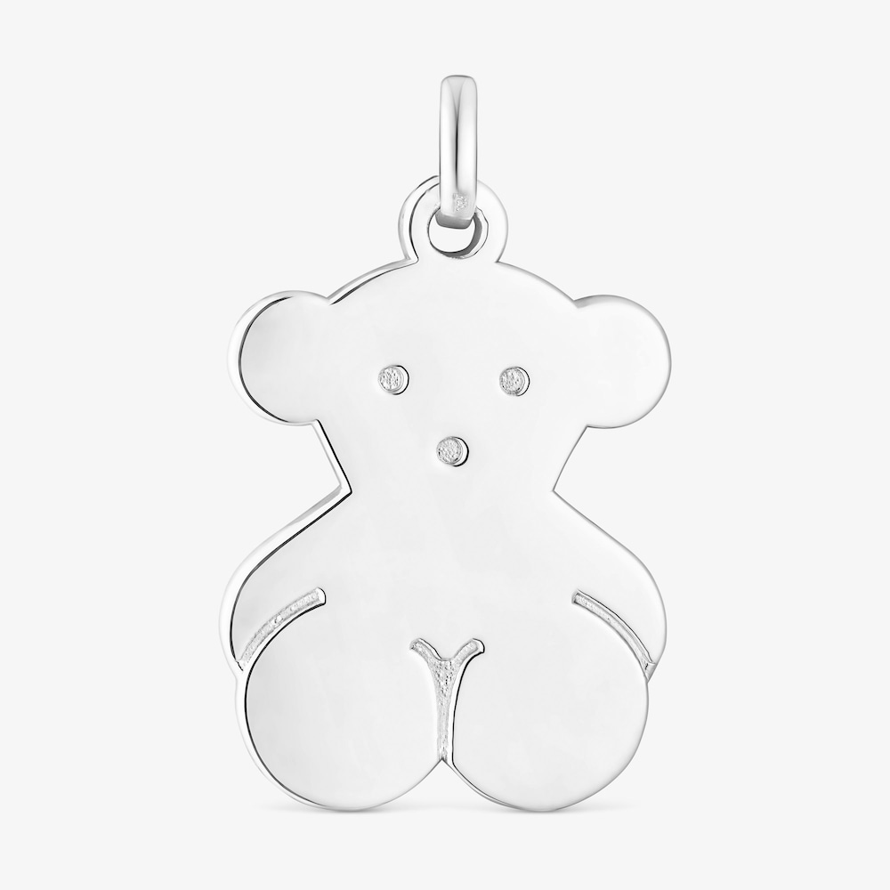 Colgante grande oso de plata Sweet Dolls