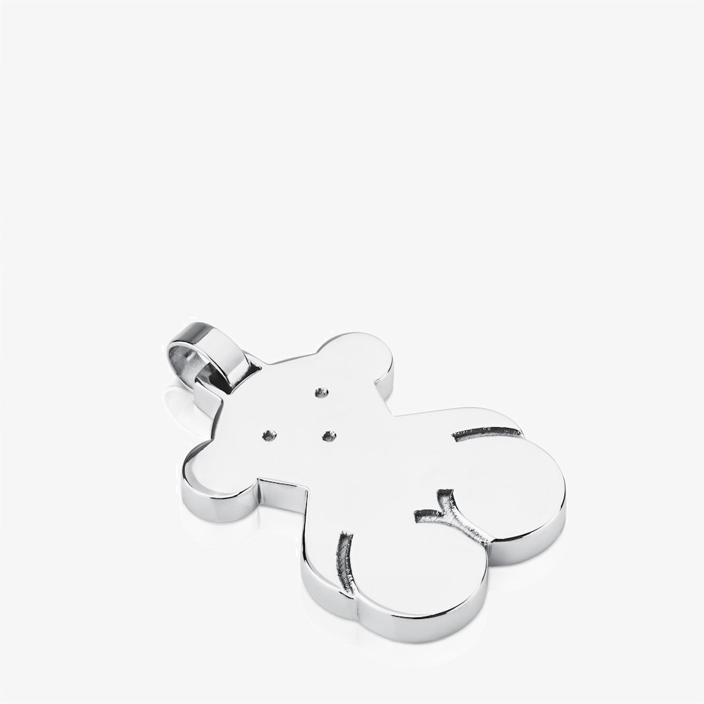 Colgante grande oso de plata Sweet Dolls