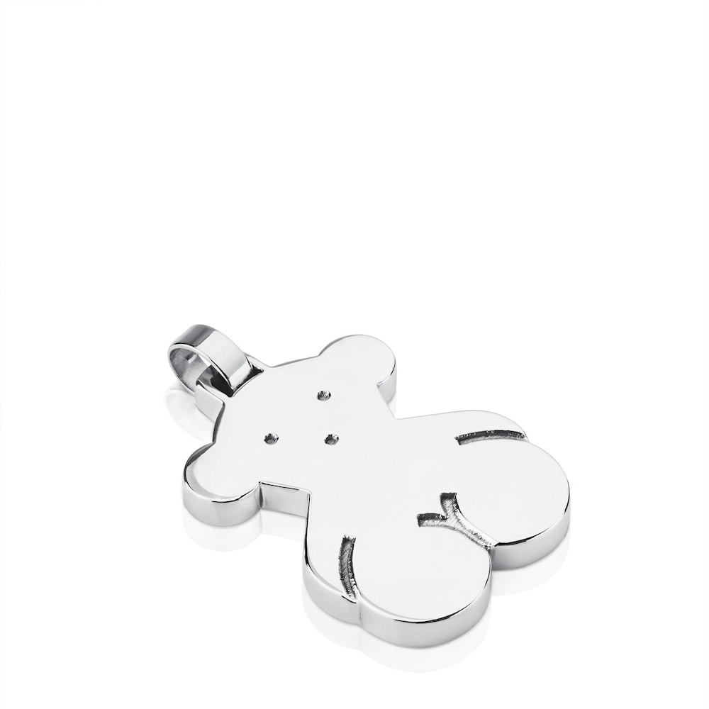 Silver Sweet Dolls bear Pendant