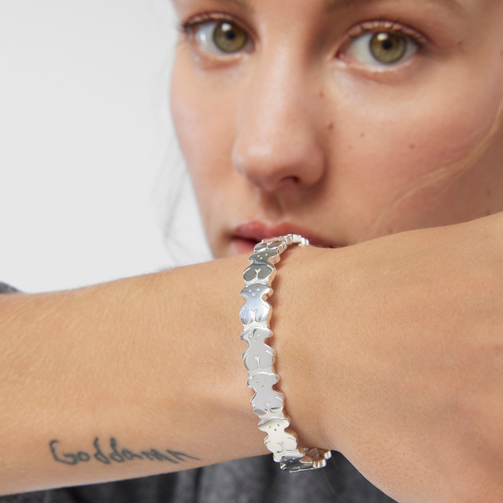 Pulsera osos de plata Sweet Dolls