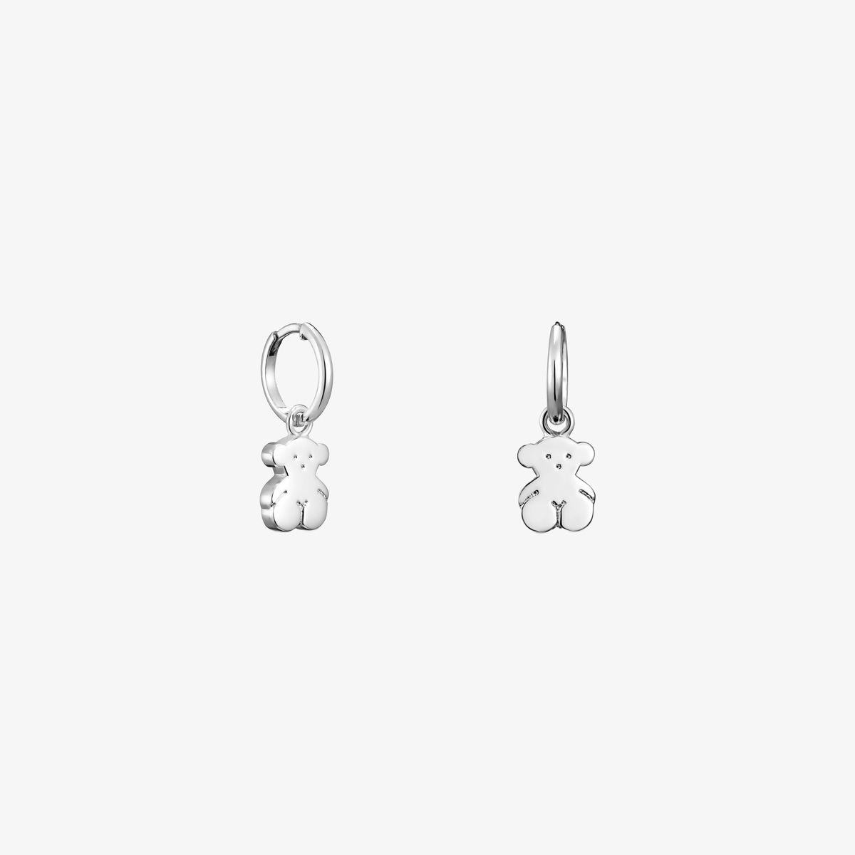 Pendientes Cortos De Plata Motivo Oso Sweet Dolls