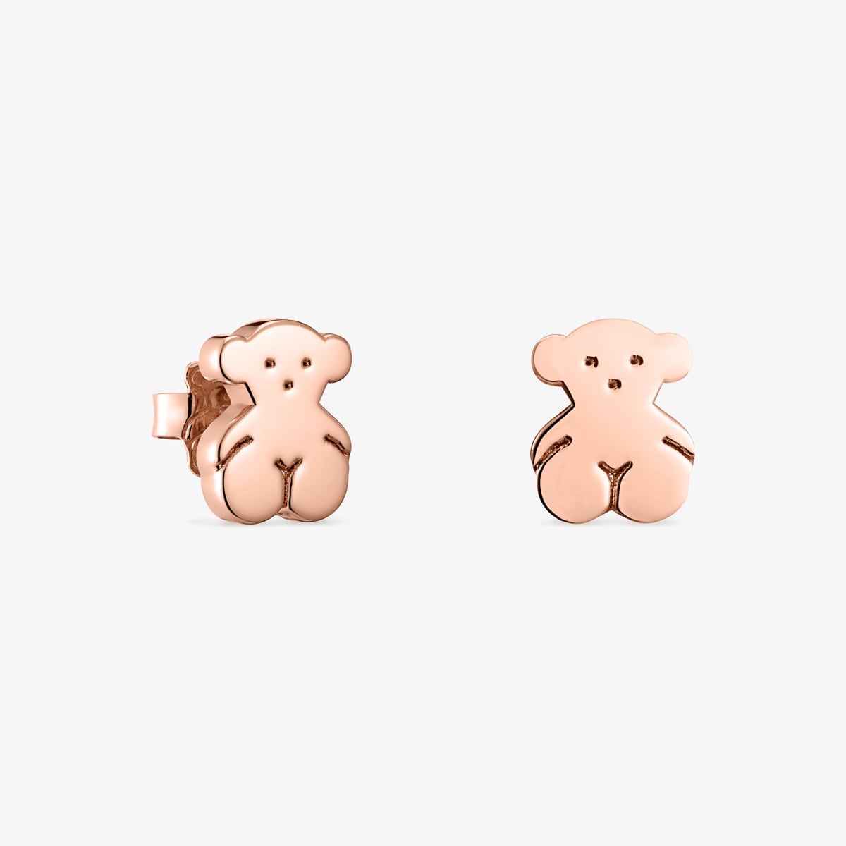Tous - Pendientes Oso Con Baño De Oro Rosa 18 Kt Sobre Plata Sweet Dolls - Rosa