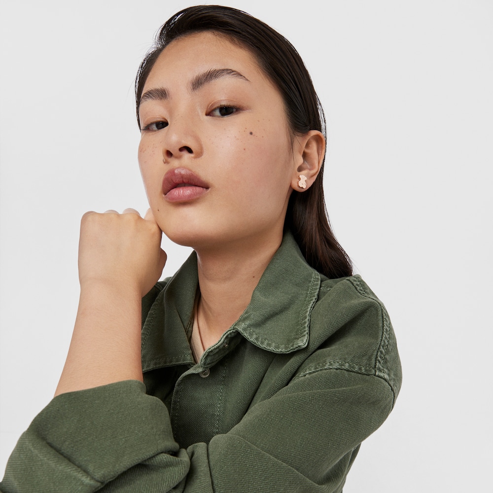 Tous Sweet Dolls &ndash; N&aacute;u&scaron;nice z ružov&eacute;ho striebra Vermeil s mot&iacute;vom medved&iacute;ka