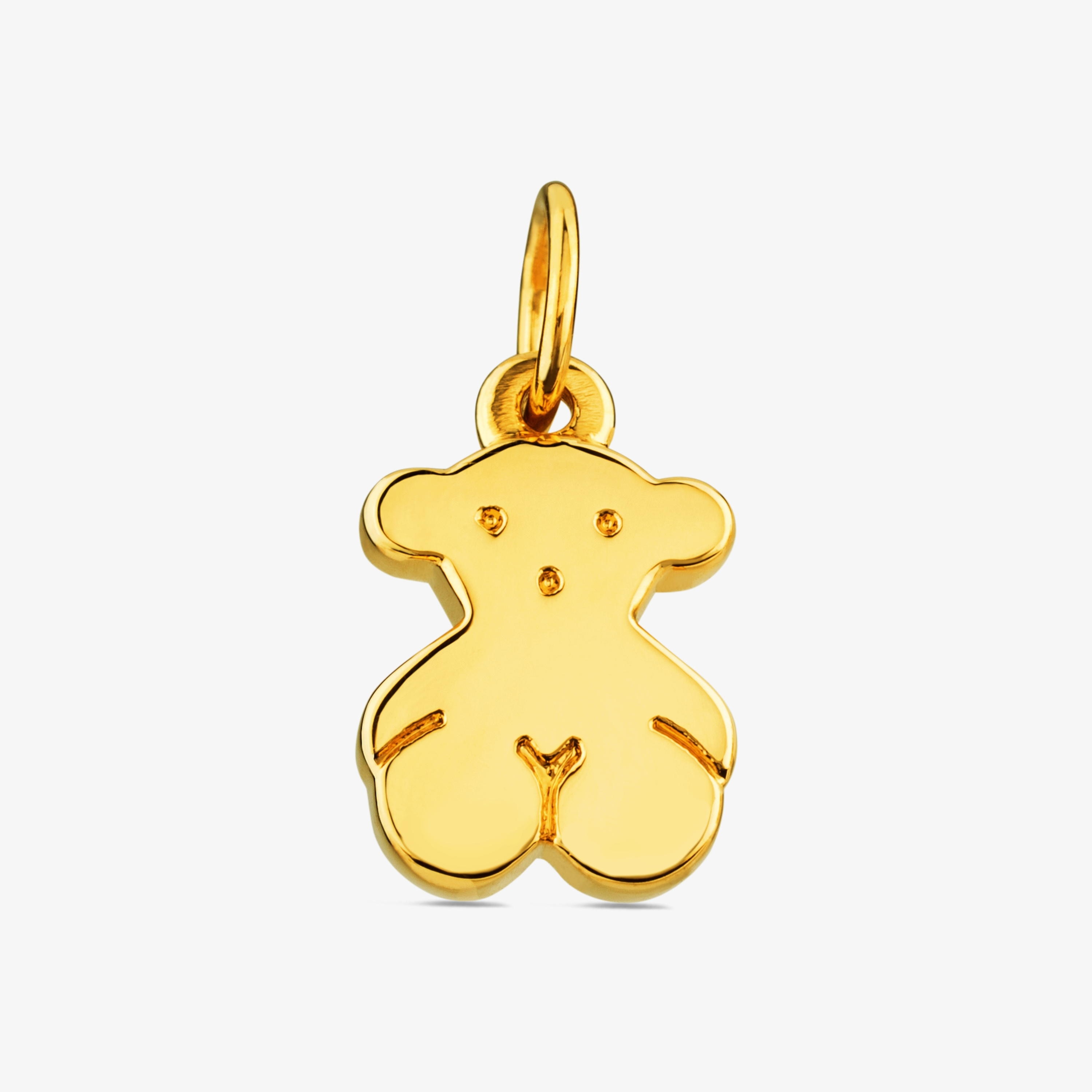 18K solid gold Sweet Dolls Pendant mini Bear motif
