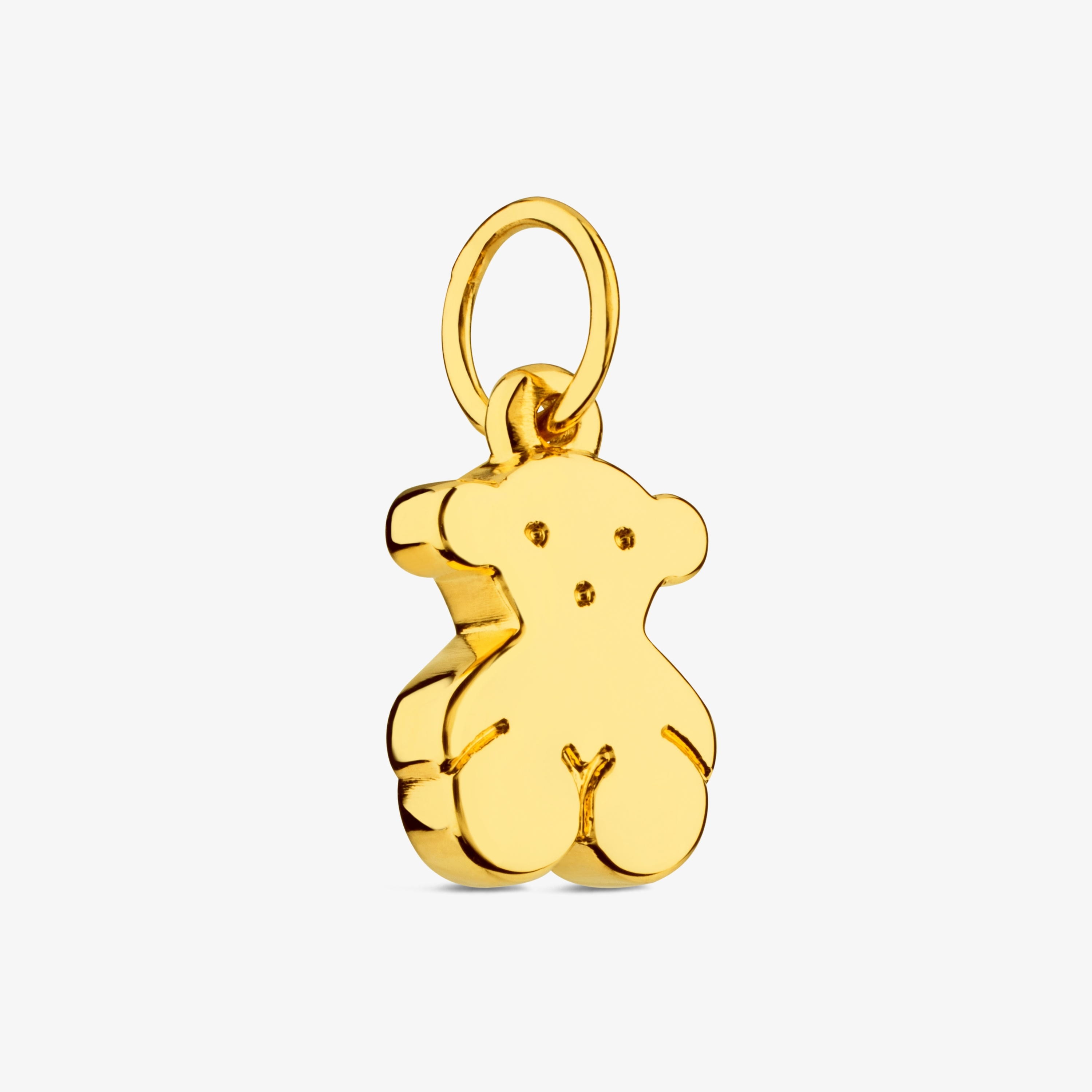 18K solid gold Sweet Dolls Pendant mini Bear motif