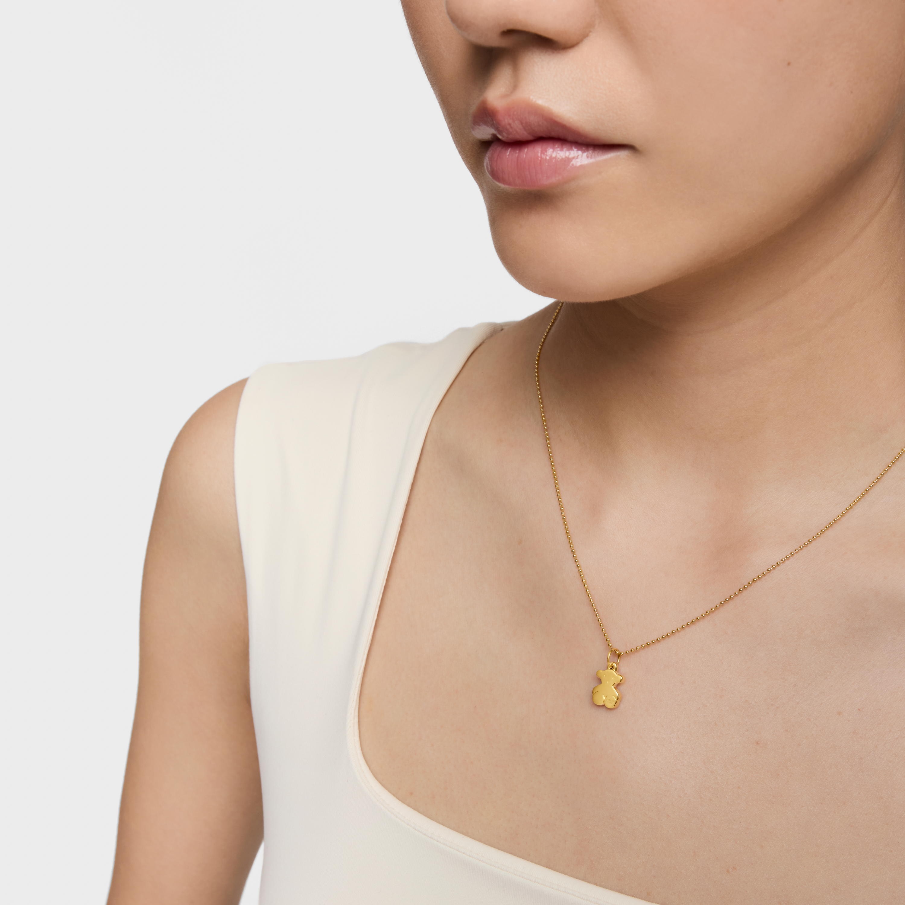 Gold Sweet Dolls Pendant mini Bear motif
