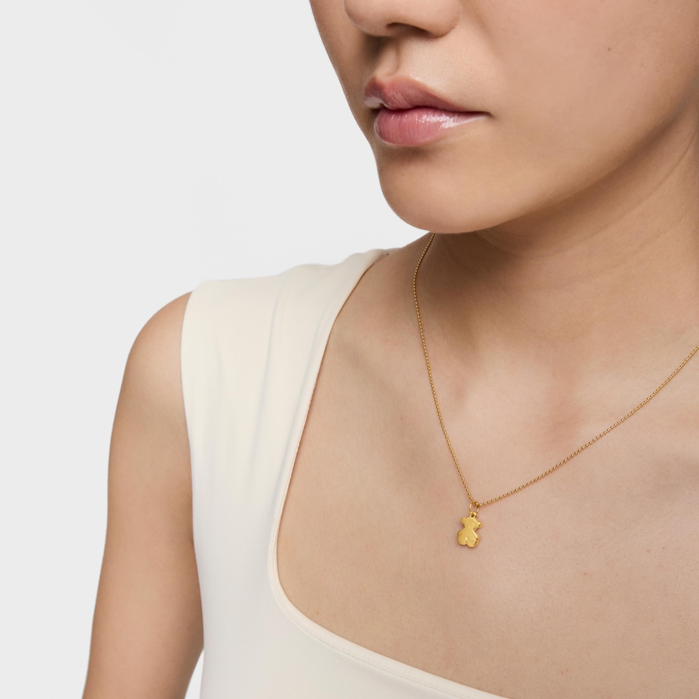 Gold Sweet Dolls Pendant mini Bear motif