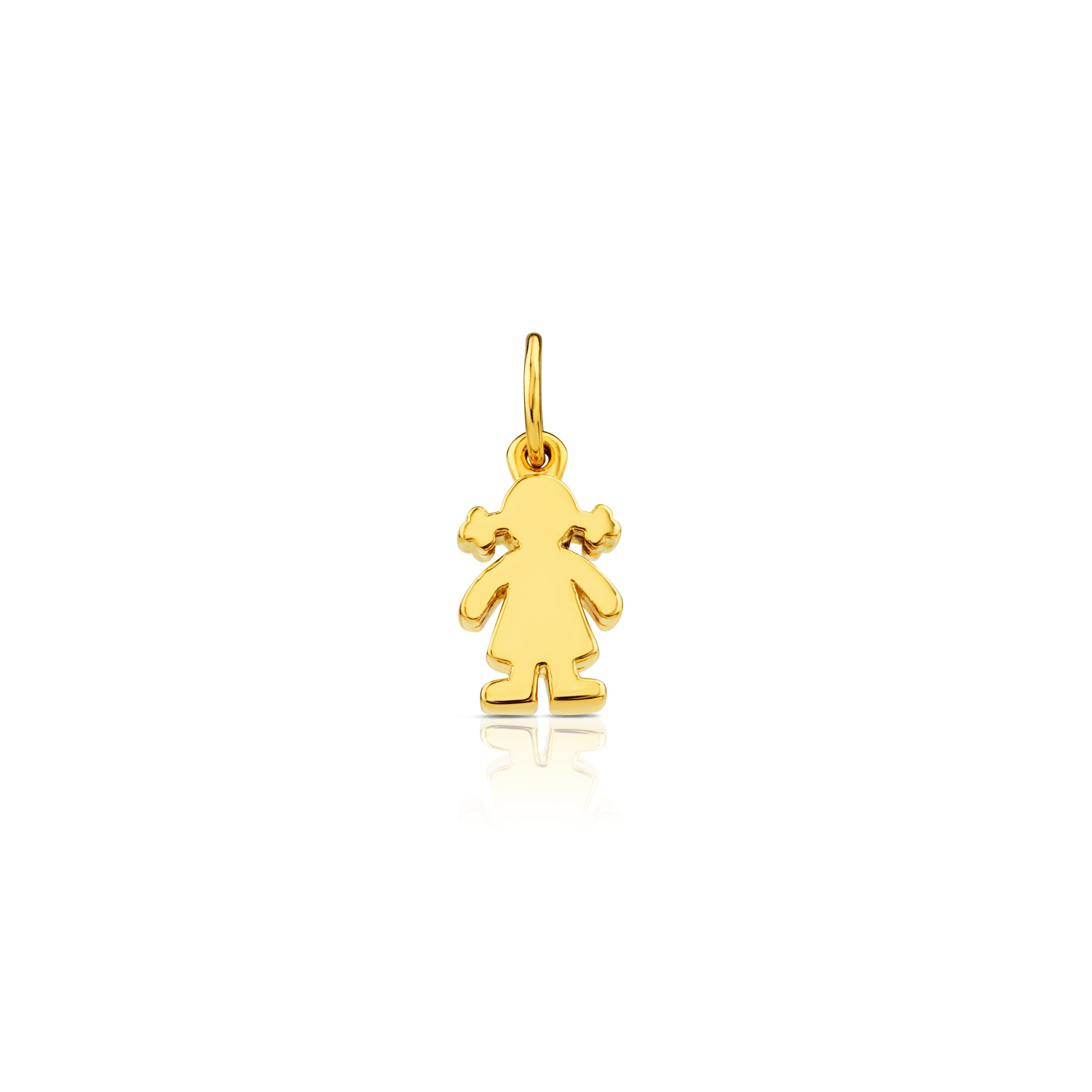 Gold Sweet Dolls Pendant Girl motif
