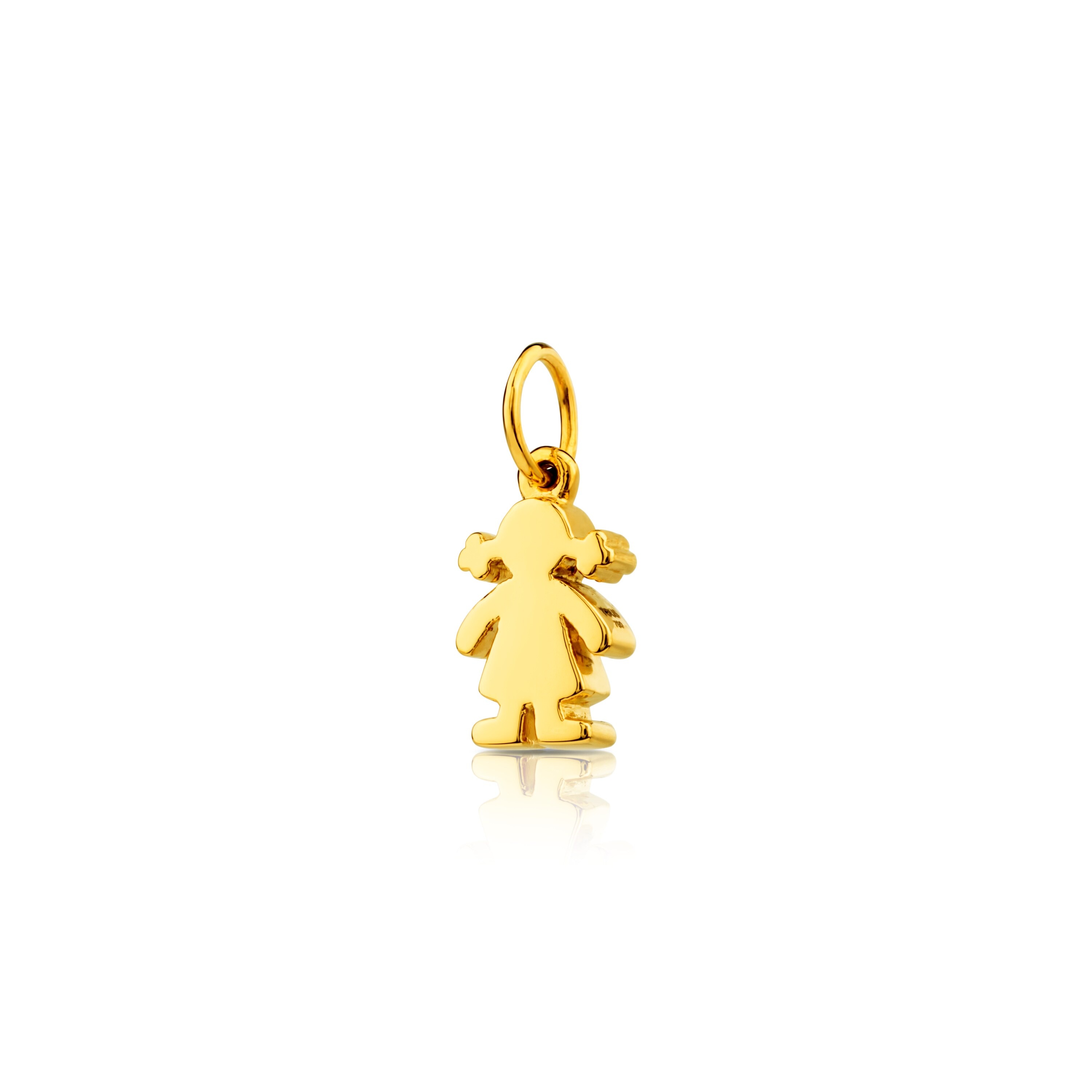 Gold Sweet Dolls Pendant Girl motif