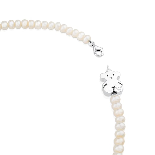 Pearl Sweet Dolls Necklace with Silver
